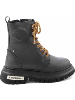 Harley Davidson Harley Davıdson Black Genuine Leather Women's Boots & Booties HD0777002903
