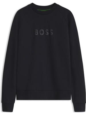 Boss Salbo Men's Crew Neck Sweatshirt Blue