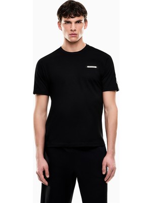 Ea7 Men's Crew Neck T-Shirt Black