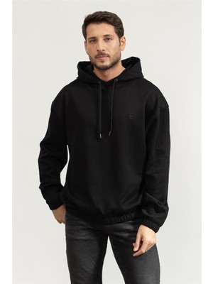 Boss C-Stevens Men's Hooded Sweatshirt Black