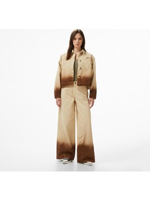 Les Benjamins Regular Fit Women's Beige Pants