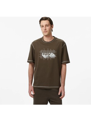 Hugo Nothal Men's Brown T-Shirt