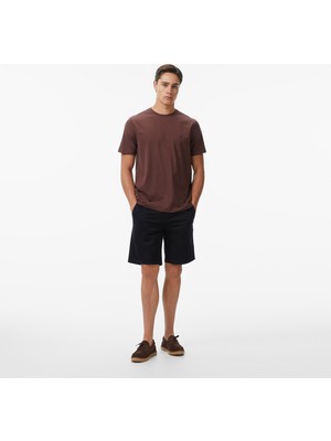 Nautica Men's Black Regular Fit Chino Shorts