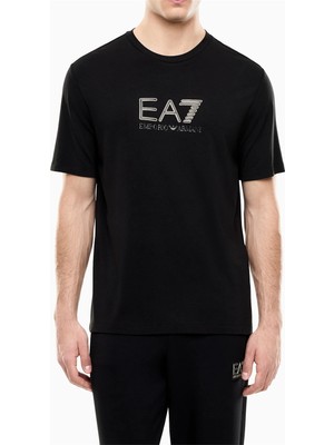 Ea7 Men's Crew Neck T-Shirt Black