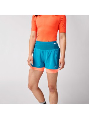 Brooks High Point 3 2-In-1 2.0 Women's Blue Running Shorts