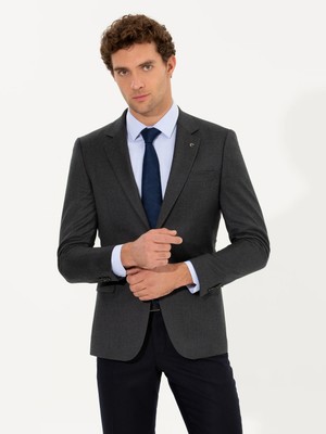 Cacharel Anthracite Slim Fit Blazer