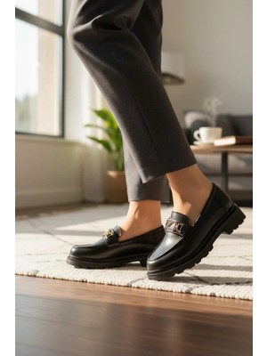 Bambi Black Women's Loafers K01997010609