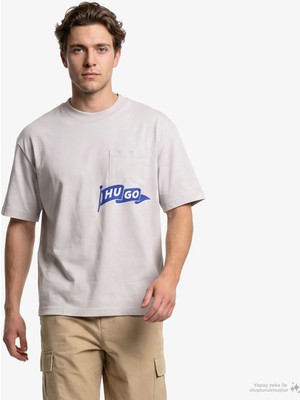 Hugo Nohacrop Men's Navy T-Shirt
