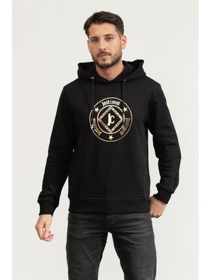 Just Cavallı Just Cavalli Men's Hooded Sweatshirt Black