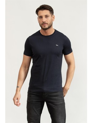Harmont&blaıne Harmont Blaine Men's Crew Neck T-Shirt Light Blue
