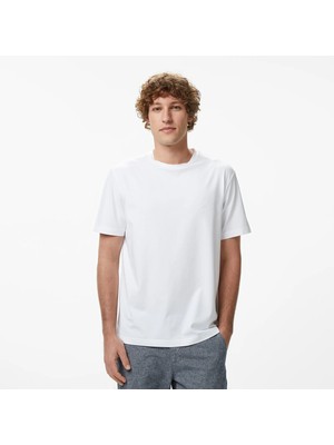 Nautica Men's White Regular Fit T-Shirt