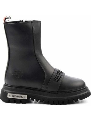 Harley Davidson Harley Davıdson Black Genuine Leather Women's Boots & Booties HD0777054903