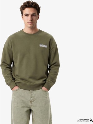 Hugo Nyrocrew Men's Khaki Sweatshirt