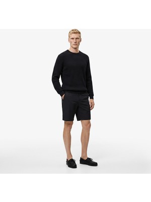 Nautica Men's Black Regular Fit Water-Repellent Shorts