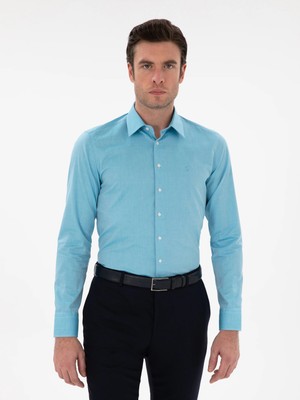 Cacharel Aqua Slim Fit Cotton Oxford Shirt
