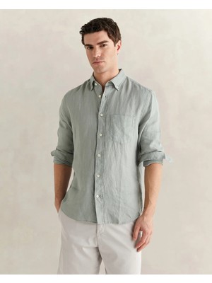 Gant Men's Green Regular Fit Shirt