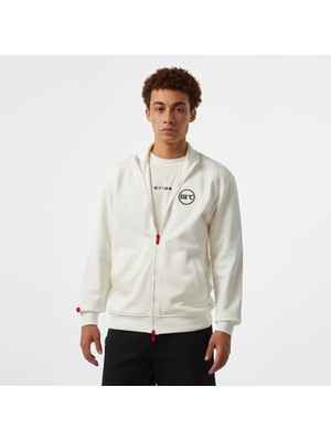 United Unıted4 Motto Men's White Hoodie