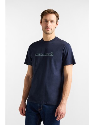 Harmont&blaıne Harmont Blaine T Shirt Logo Basic Men's Crew Neck T-Shirt White