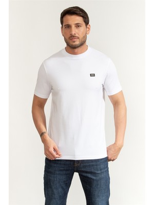 Karl Lagerfeld Men's Crew Neck T-Shirt White