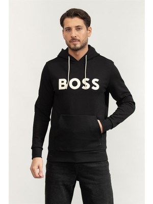 Boss Soody Zone Men's Crew Neck Sweatshirt Black