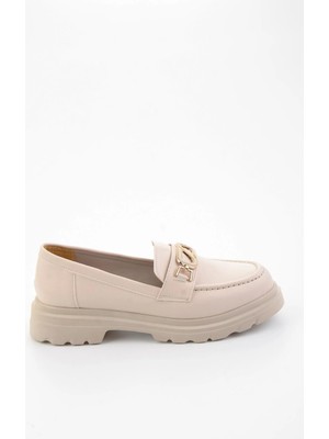 Bambi Beige Women's Loafers K01997010609