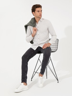 Cacharel Stone Slim Fit Long Sleeve Shirt