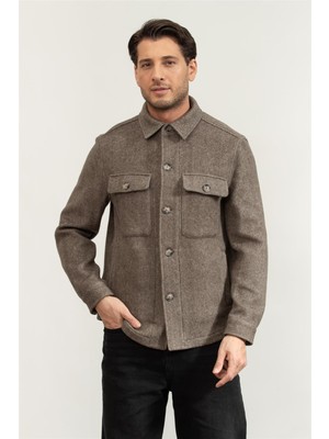 Boss C-CARPER-OS-253F Men's Jacket Brown