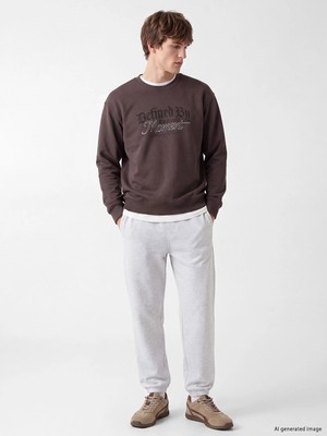 Lc Waikiki Yeni Sezon Gri Baggy Fit Erkek Jogger Eşofman Altı