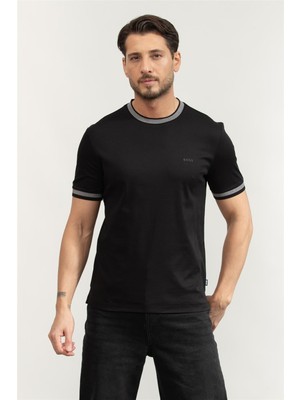 Boss H-Tessler 200 Men's Crew Neck T-Shirt Black