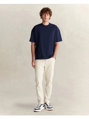 Gant Men's Beige Slim Fit Trousers