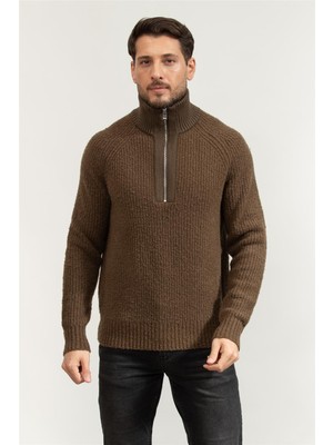 Boss Men's Zip-Up Sweatshirt Green