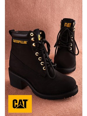 Caterpillar Caterpıllar Black Genuine Leather Women's Boots & Booties CAT0111083401