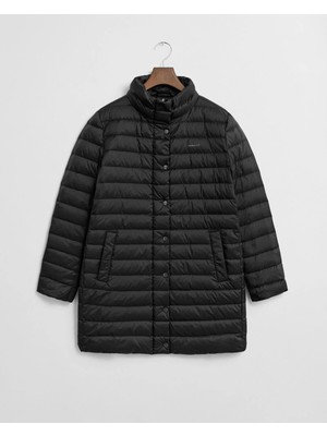 Gant Women's Black Regular Fit Zip-Up Jacket