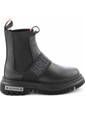 Harley Davidson Harley Davıdson Black Genuine Leather Women's Boots & Booties HD0777056303