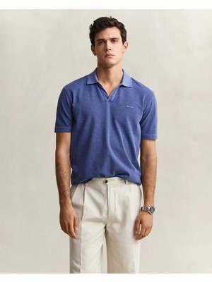 Gant Men's Blue Regular Fit Polo Shirt