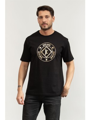 Just Cavallı Just Cavalli Men's Crew Neck T-Shirt Black
