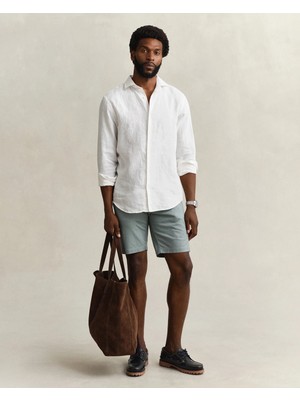 Gant Men's Green Plain Shorts