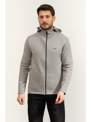 Boss Sw Tour Hd Fz Men's Zip-Up Sweatshirt Grey