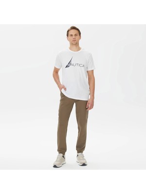 Nautica Men's Brown Standard Fit Sweatpants