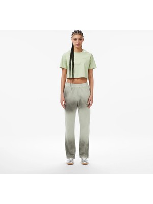 Les Benjamins Regular Fit Women's Green Sweatpants