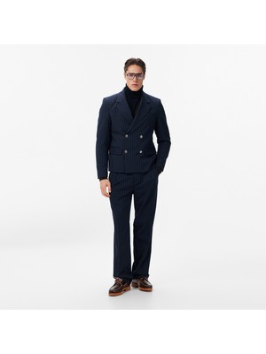Les Benjamins Regular Fit Men's Navy Pants