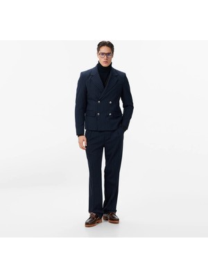 Les Benjamins Regular Fit Men's Navy Pants
