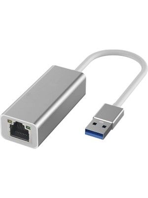 Aydogan's CR42 USB 3.0'dan Ethernet RJ45'E 1000 Mbps Çevirici Adaptör Internet Dönüştürücü Laptop Pc Ile Uyumlu Alüminyum Kasa