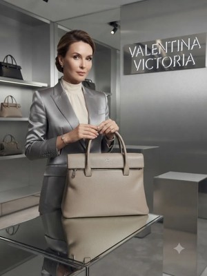 Valentina Victoria Valvic Hakiki Deribüyük Boya4 Sıgan El Çantası