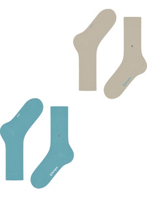 Burlıngton Burlington Everyday So 2-Pack Men's Socks Multicolor