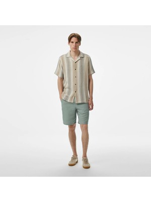 Nautica Men's Green Jogger Shorts