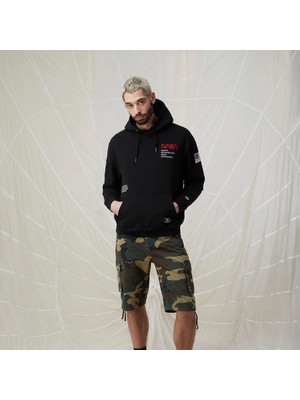 Alpha Industries Nasa Men's Black Hoodie