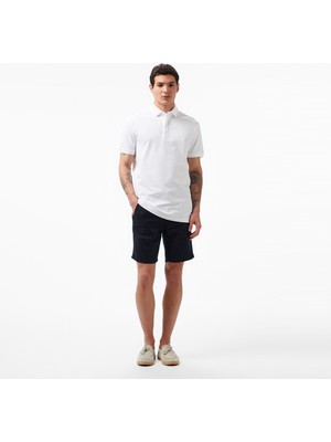 Nautica Men's Black Slim Fit Linen Shorts