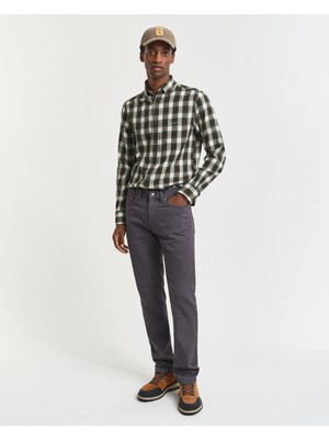 Gant Men's Grey Regular Fit Soft Twill Jeans