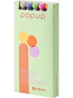 Kaco x Paperora Popup Vintage Party Iıı 0.5 mm Jel Kalem Seti (Siyah Mürekkep)